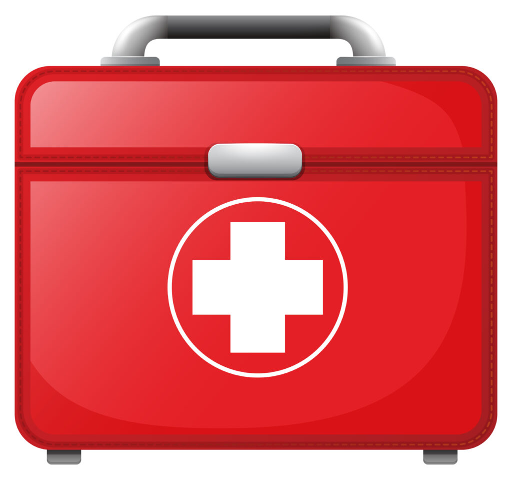 A red medical bag book jxb homes 21 First-aid-box_facilities